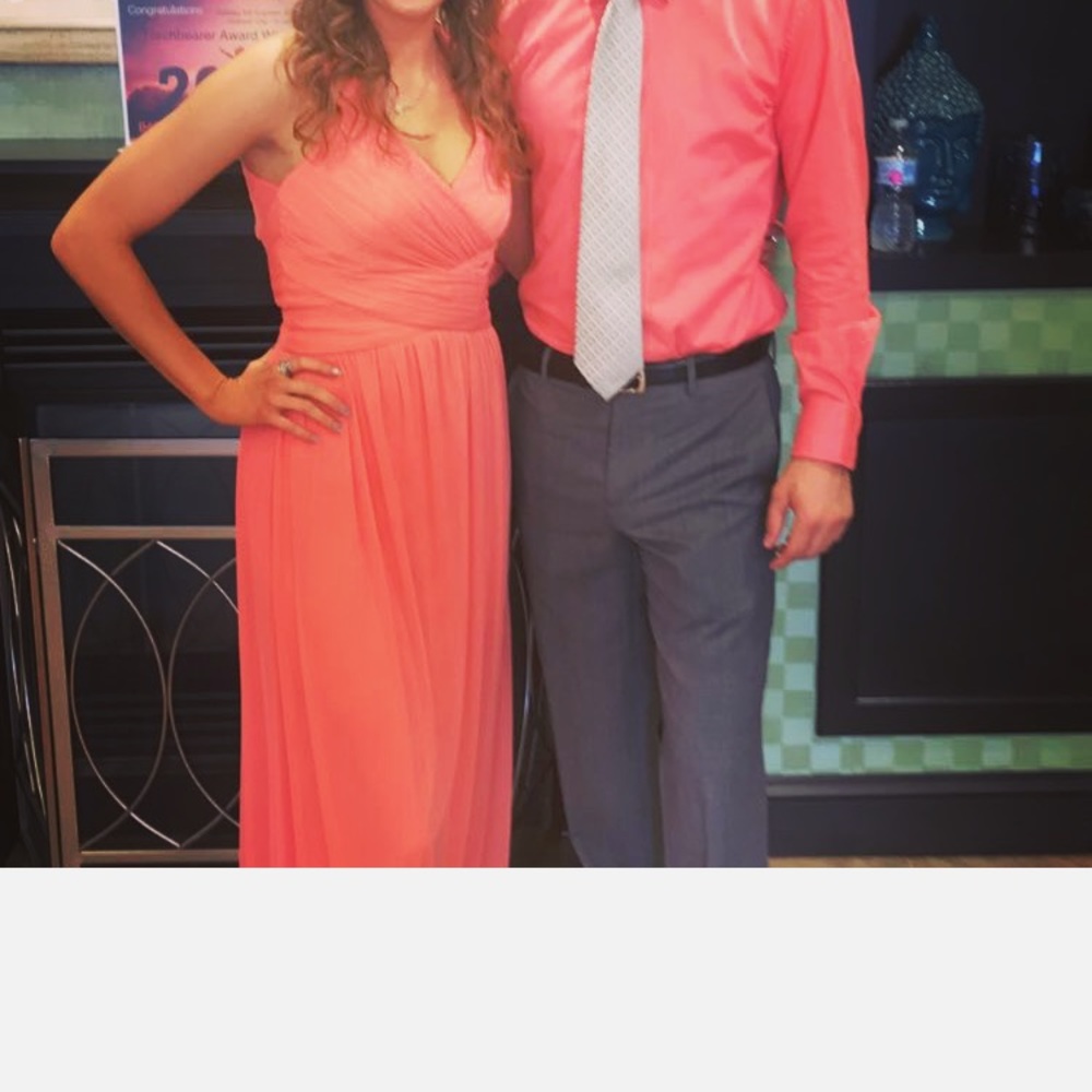 Coral dress